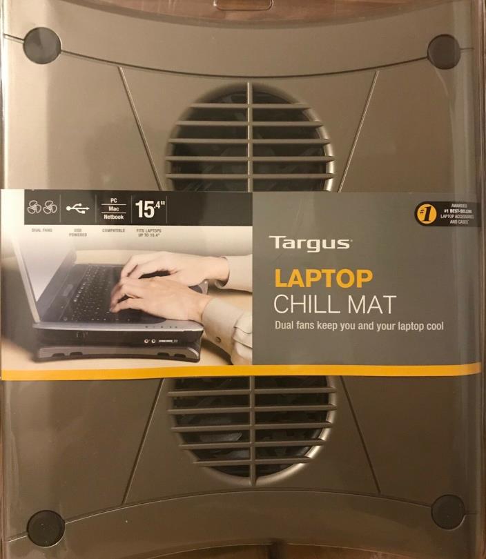 Targus Laptop Chill Mat Cooling Pad Dual Fan USB Upto 15.4