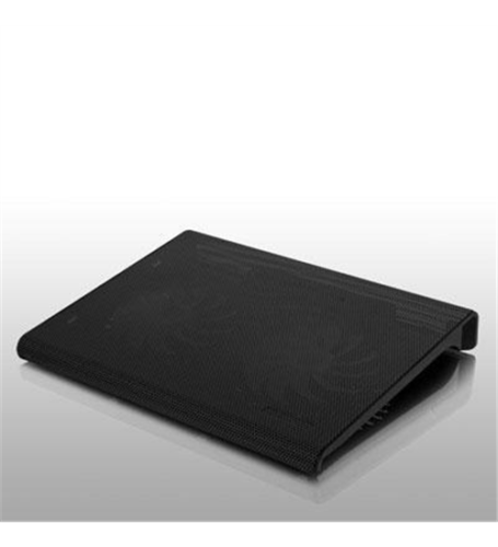 NEW Aluratek ACP01FB Slim USB Laptop Cooling Pad Black - 2 Fans 800 rpm Metal