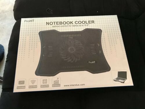 PRO HT Notebook Cooler Black Slim Up To 15.6”