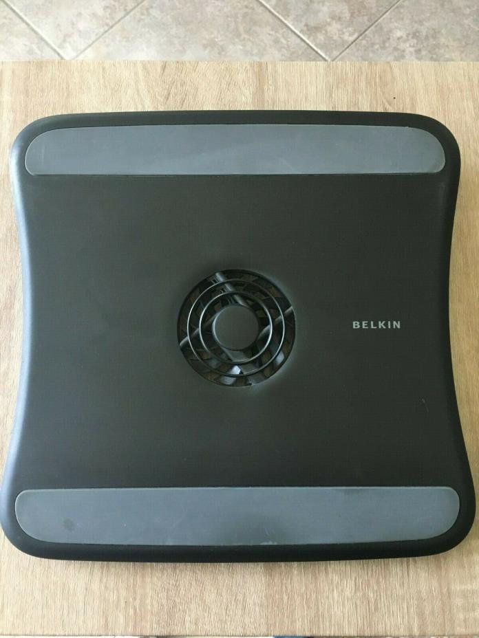 Belkin F5L055-BLK Laptop Cooling Pad Fan Stand BLACK Air Flow Wing notebook cool