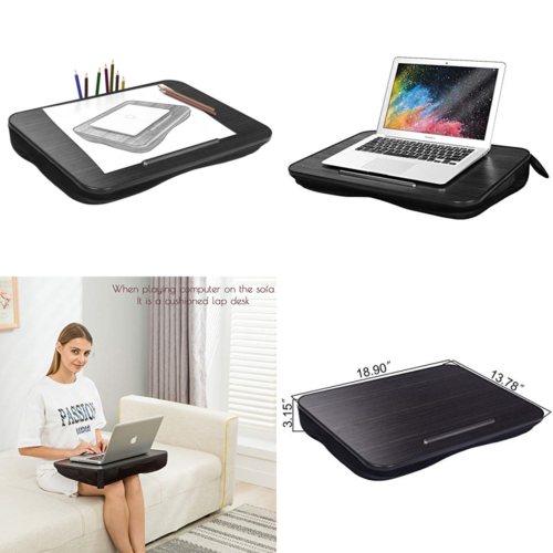 Lap Desk NNEWVANTE Multi Function Knee For Laptop Macbook Ipad Tablet Fits Up To