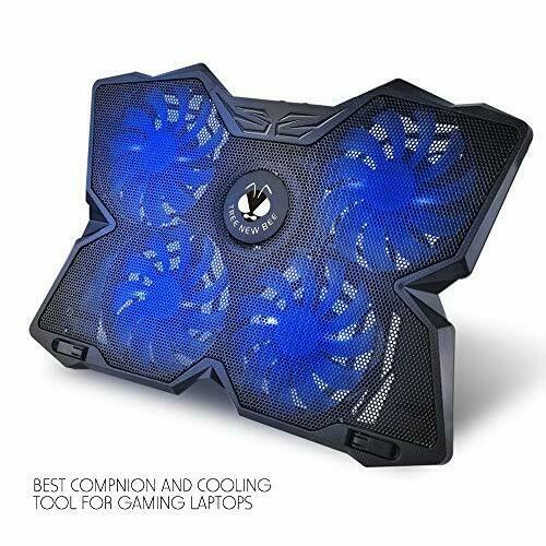 Cooling Pad Tree New Bee 15.6-17-Inch Laptops Four 120mm Fans 1200 RPM Black New