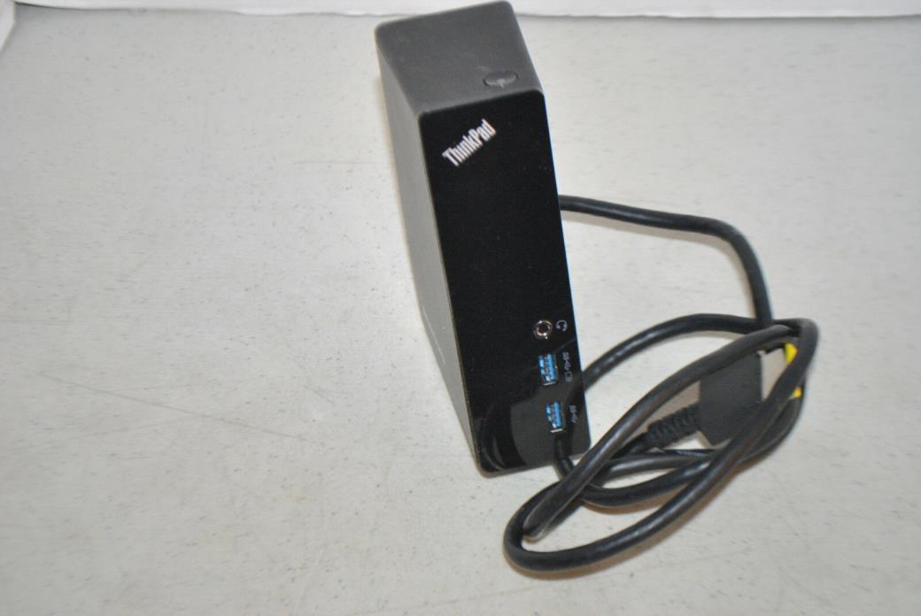 as-is Lenovo DU9026S1 03X6816 Thinkpad OneLink Dock HDMI USB Ethernet NO ADAPTER