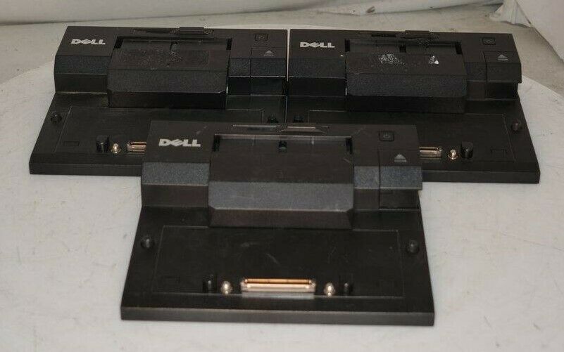 Lot of 3*Dell PR03X T308D Laptop Docking Station Port Replicators SEE NOTES