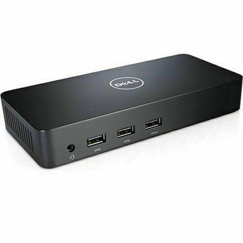 Dell D3100 USB 3.0 Ultra HD 4K Triple Display Monitor Docking Station