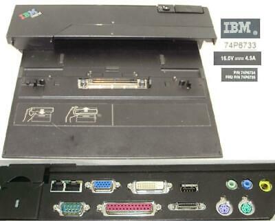 IBM Thinkpad A R T X series T41 R40 R50 X30 Docking Station 74P6734
