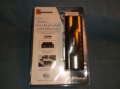 TARGUS USB MOBILE PORT REPLICATOR WITH ETHERNET PA090U - NEW IN PACKAGE