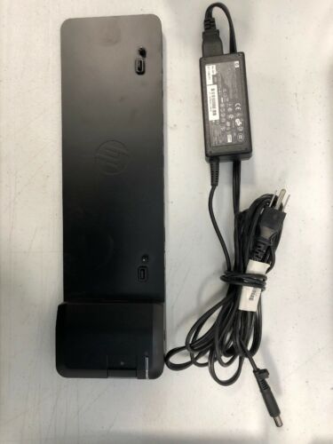 HP ULTRASLIM DOCKING STATION HSTNN-1x10 702878-001 WITH HP CHARGER