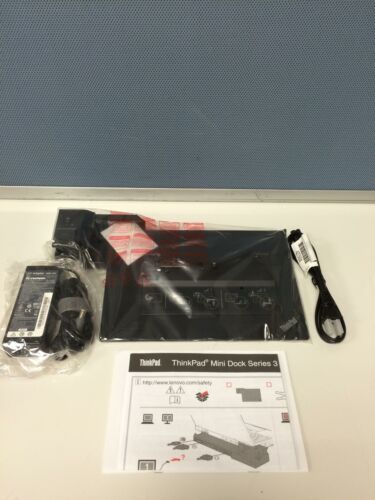 Thinkpad Dock Station Mini Dock Series 3 With Usb 3.0 Working Free Shipping