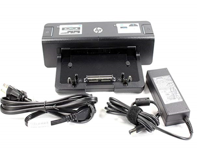 HP Laptop Docking Station, Part# A7E32AA. Includes AC Adapter & Documentation