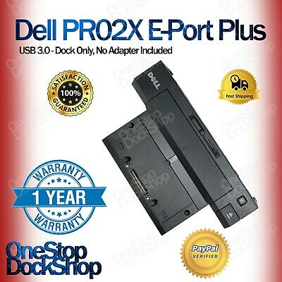 Dell PR02X E-Port Plus M-Series Laptop Docking Station USB 3.0 F0J21 6NPHP