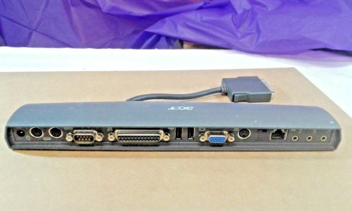 ACER EasyPort Model ADSC Port Replicator Docking Station VGA Ethernet USB