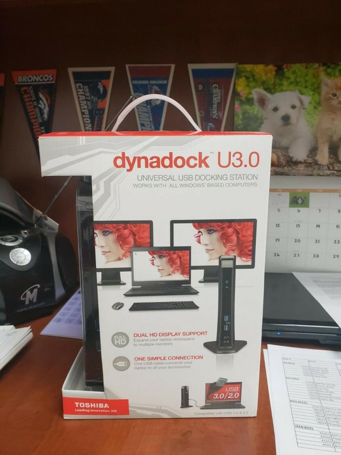 Genuine Dynadock U3.0 Universal USB Docking Station PA3927U-1PRP New Sealed
