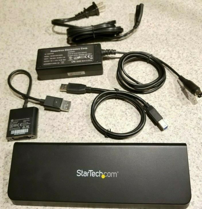 Startech USB3DOCKHDPC Docking Station With ALL cables & Power Supply