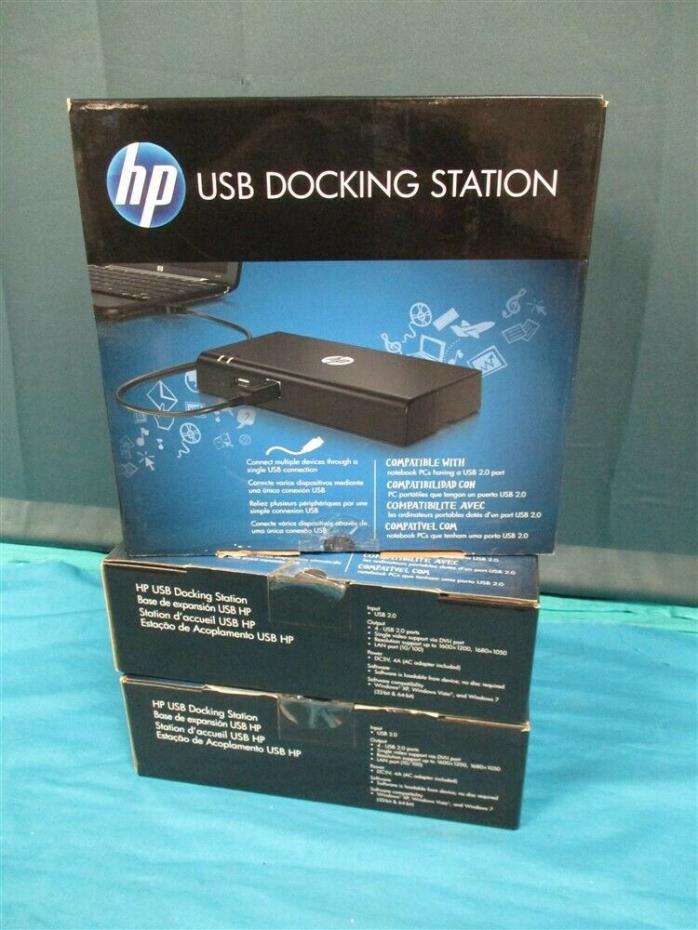 New HP USB Docking Station AY052AA 605884-001