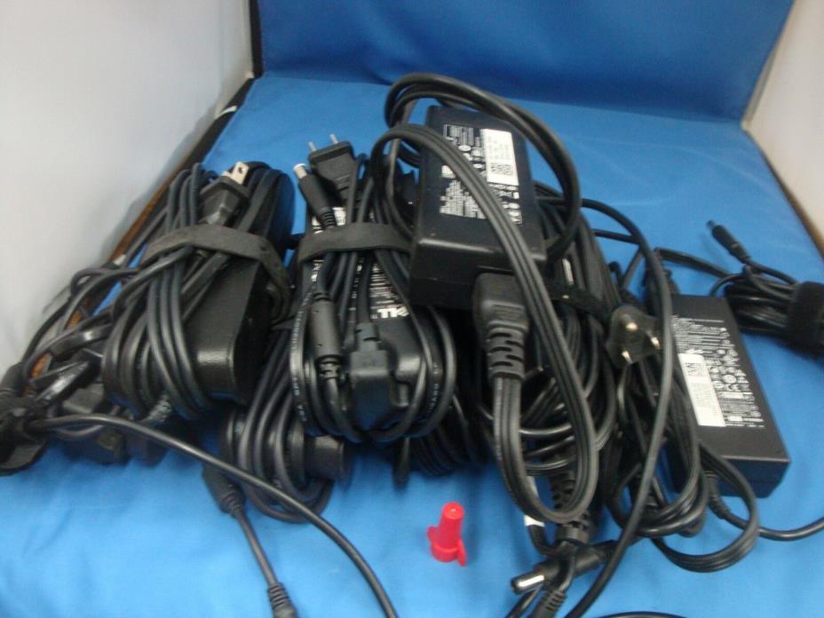 Lot of (8) DELL Genuine 90W OEM AC Laptop Adapter Power Supply Charger PA-10