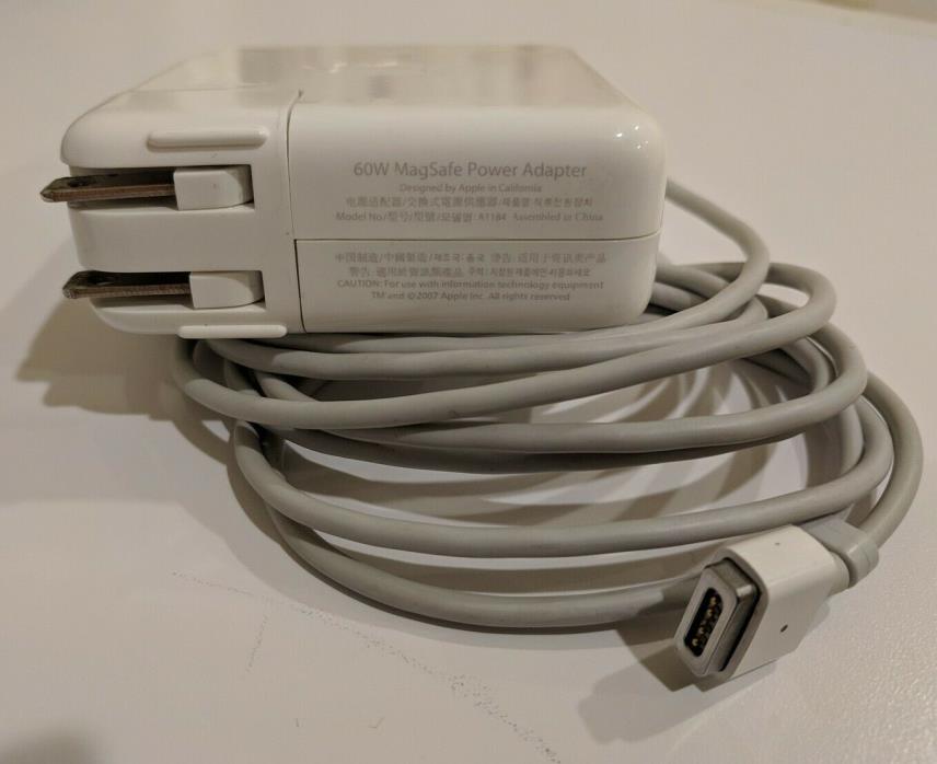 Original APPLE MacBook 60W MagSafe Power Adapter Charger A1184