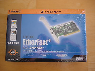 NEW FACTORY SEALED Linksys 10/100 EtherFast PCI Adapter by Cisco