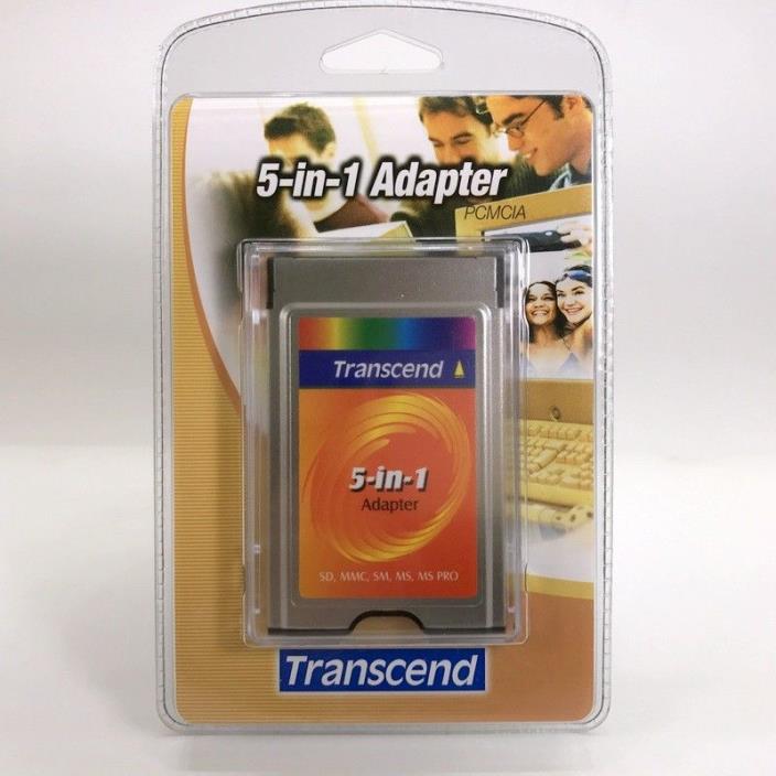 Transcend 5-IN-1 Pc Card Adapter for (Sm/sd/mmc/ms/ms) Pro Card TS0MADP5