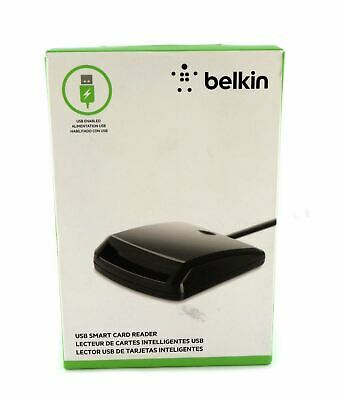 Belkin USB Smart Card/CAC Reader Black F1DN005U New Open Box