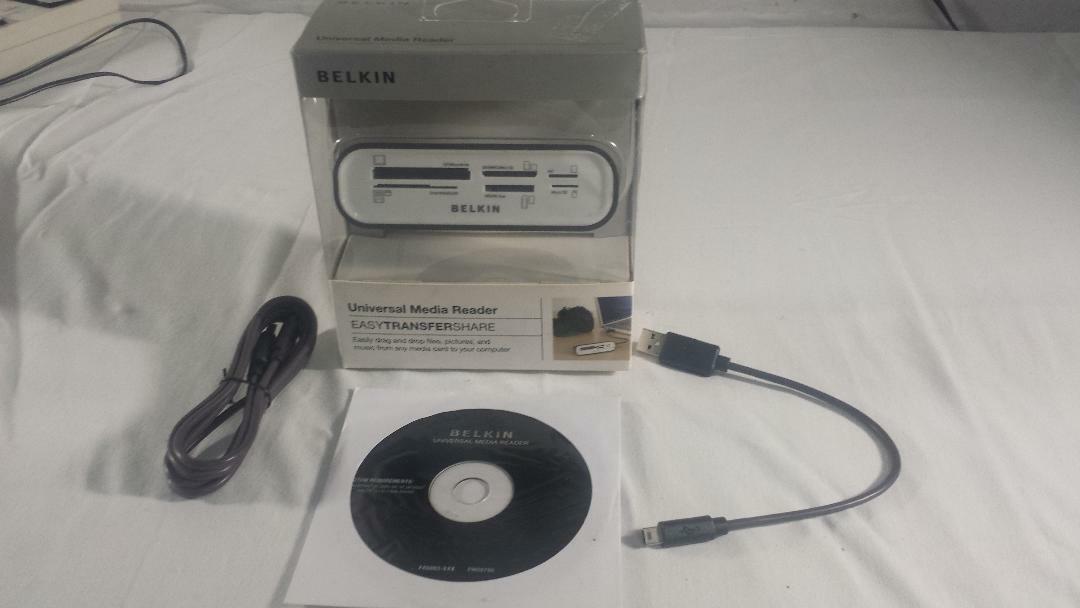 NEW Belkin Universal Media Reader , White