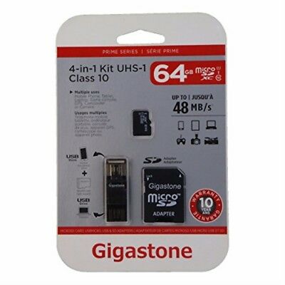 Gigastone - 4IN1 64GB microSD Mobile Kit - Computers & Accessories