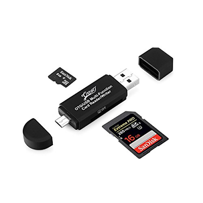 CLWHJ External Mobile SD/Micro SD USB Memory Multi Card Reader/Adapter with OTG