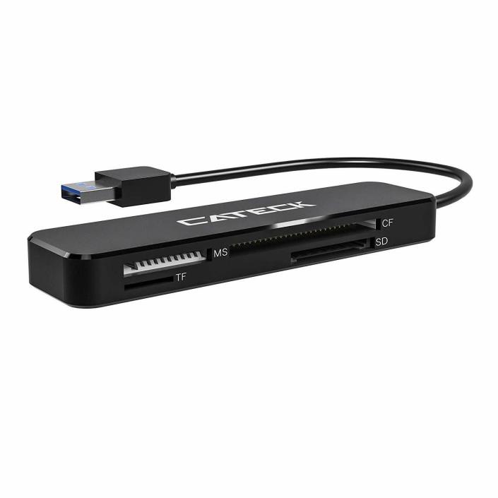 USB 3.0 4-Slot Card Reader for SDXC, SDHC, SD, CF, High-Speed CF (UDMA), MS, Mic