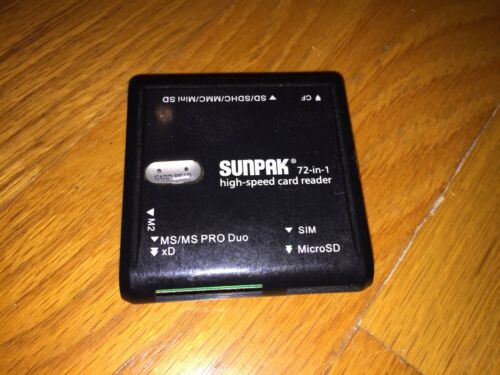 SunPak 72-in-1 High Speed Card Reader