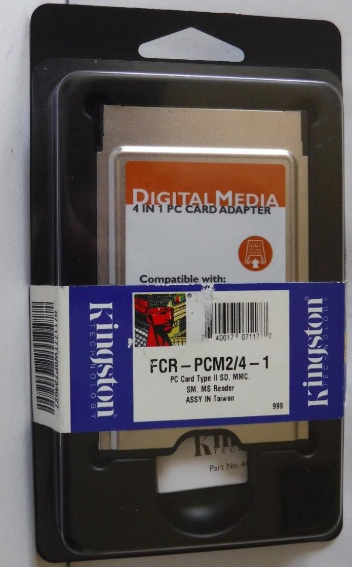 Kingston Digital Media 4 In 1 Card Adapter - NEW - (FCR-PCM2/4-1)