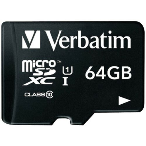 Verbatim Micro SDXC 64GB Memory Card