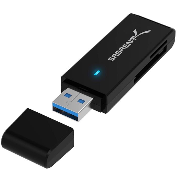 Sabrent USB 3.0 Micro SD and SD Card Reader (CR-T2MS)