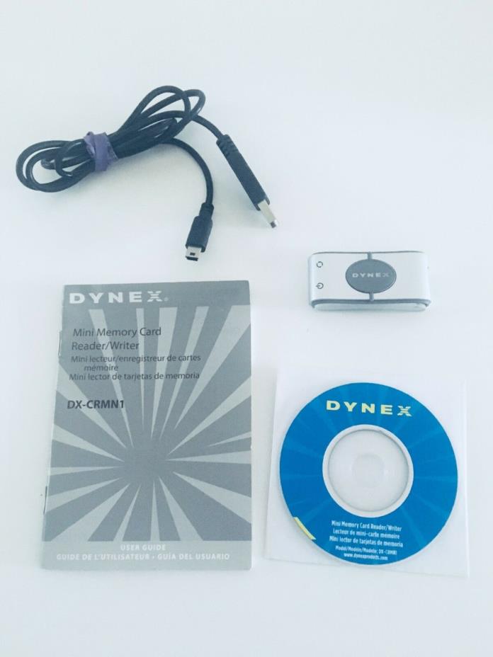 DYNEX - Mini Memory Card Reader/Writer - DX-CRMN1