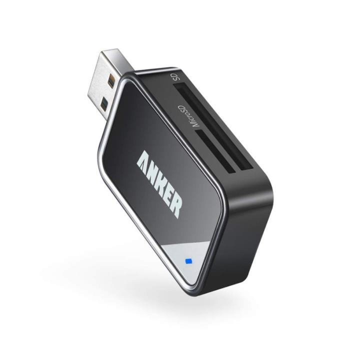 Anker 8-in-1 USB 3.0 Portable Card Reader for SDXC, SDHC, SD, MMC, RS-MMC, Micro
