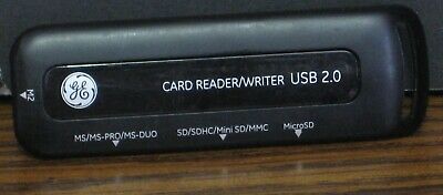 GE Card Reader Writer USB 2.0 97927 MicroSD SD SDHC Mini SD MMC MS MS Pro M2
