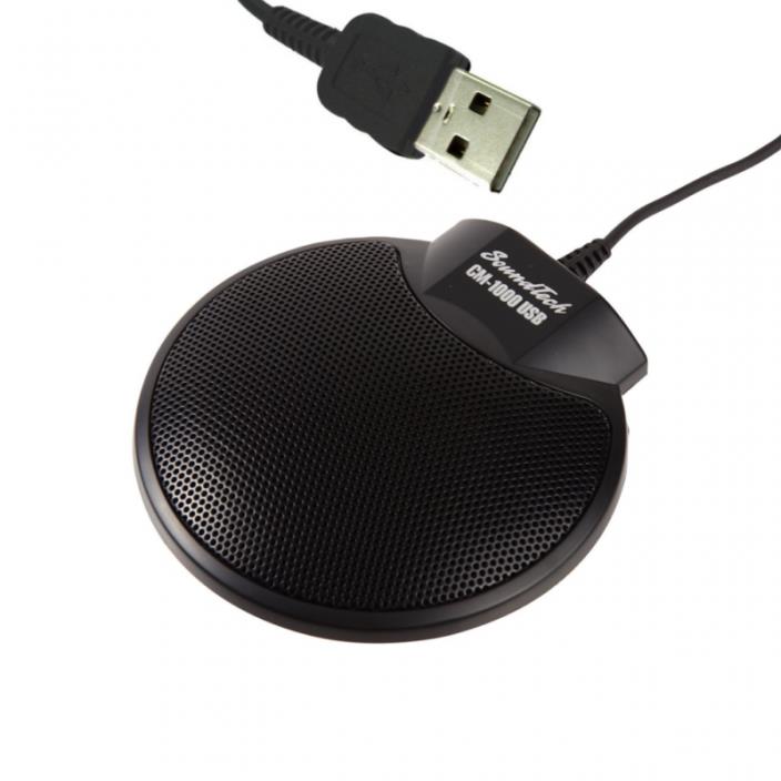 Sound Tech CM-1000USB Table Top Conference Meeting Microphone with Omni-Directio