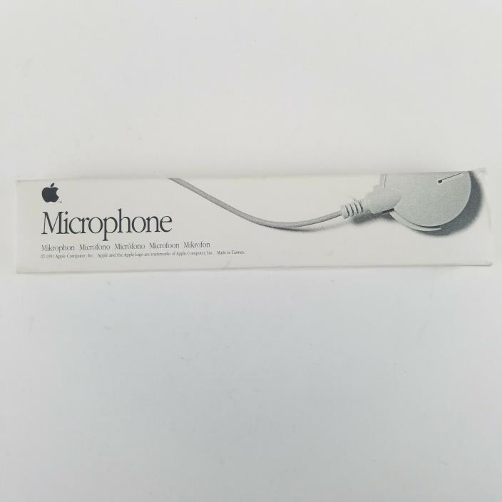 Vintage 1991 Apple Computer Inc Microphone 699-5103-A