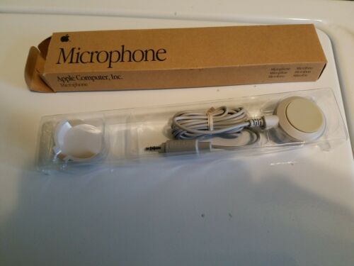 1991 Vintage Apple Computer Microphone New In Box Retro Accessory 699-5103-A