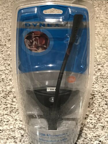 Dynex USB Microphone Mic Dx-Usbmic - Chat - Video Confr. - Gaming - NEW & SEALED