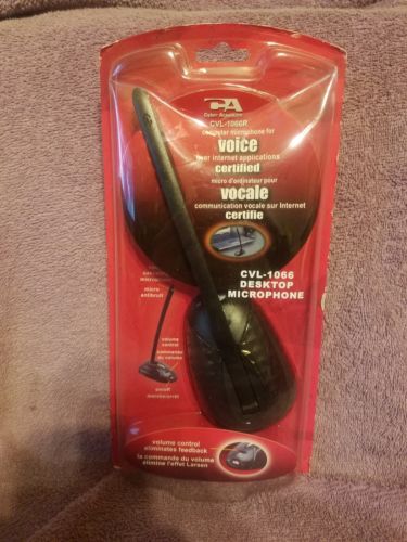 Cyber Acoustics CVL-1066R Computer Microphone New