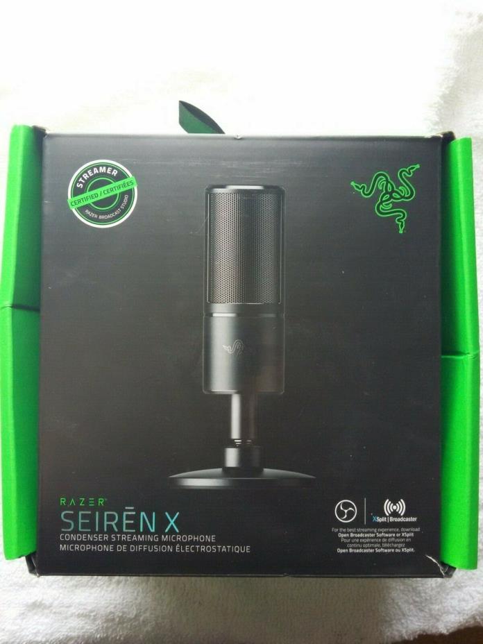 RAZER SEIREN X CONDENSER STREAMING MICROPHONE OPEN BOX