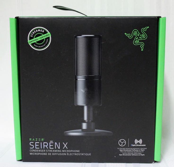 Razer Seiren X Condenser Streaming Microphone - RZ19-02290100-R3U1
