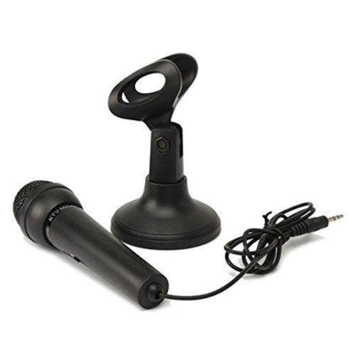 3.5mm Stereo Studio Speech Microphone Mic Stand Mount For PC Laptop Skype