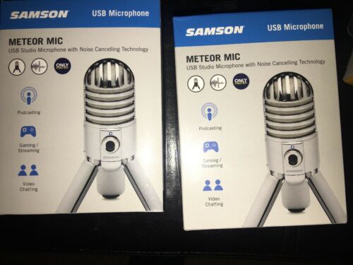 2 Samson - Meteor USB Microphone with Noise Cancellation Software (SAMTRSD)