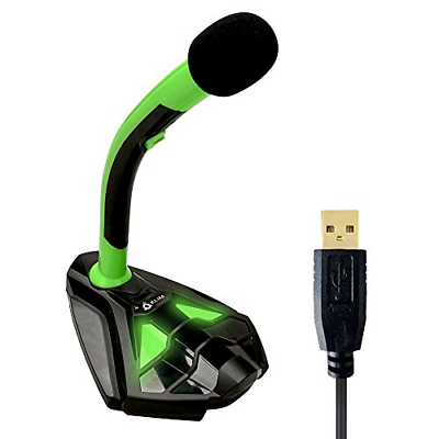 Klim Voice Desktop USB Microphone for Computer Laptop PC Mac and PS4 - High for