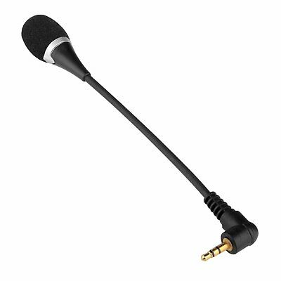 Kasstino Mini 3.5mm Noise Canceling Flexible Microphone Mic For PC Laptop Notebo