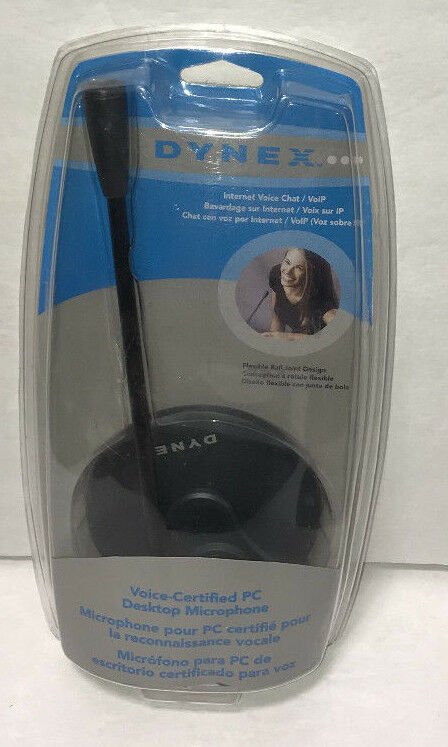 NEW Dynex Voice-Certified PC Desktop Microphone