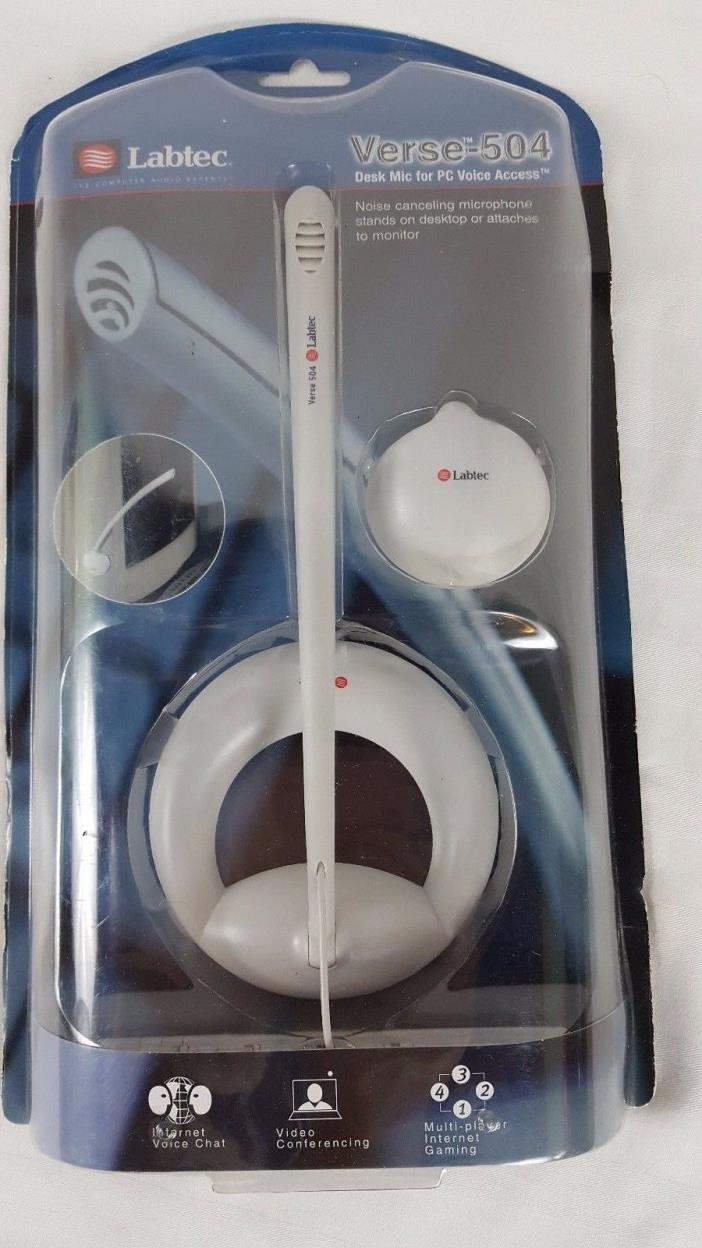 Labtec Verse 504 PC Desktop Noise canceling Microphone for Computer