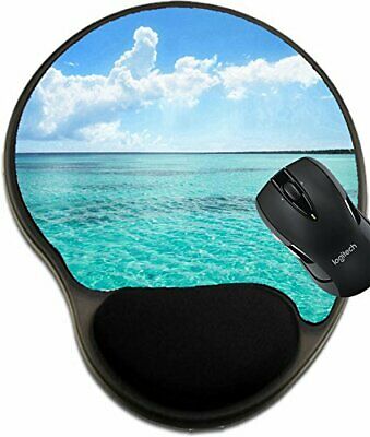MSD Mouse Pad with Wrist Rest Support 8347180 Ocean and Perfect Sky