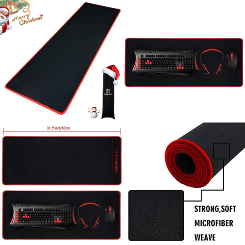 Extended High Precise LARGE Gaming Mouse Pad/Maximize To Enhances C RED